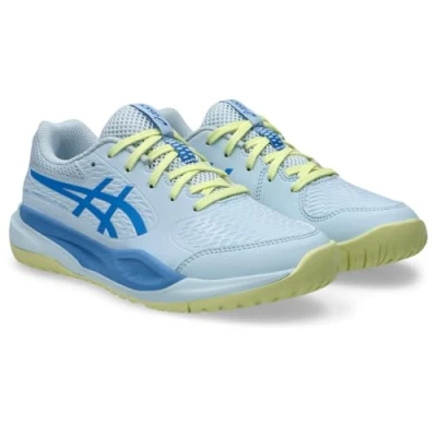 Afbeelding van Asics Gelresolution X Unisexx Tennisschoenen voor alle ondergronden kinderen, Maat: 39.5, Light blue/blue coast Kunststof/ textiel