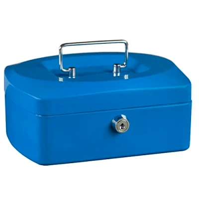 Afbeelding van Idena Geldcassette 255 x 200 90 mm blauw 50039