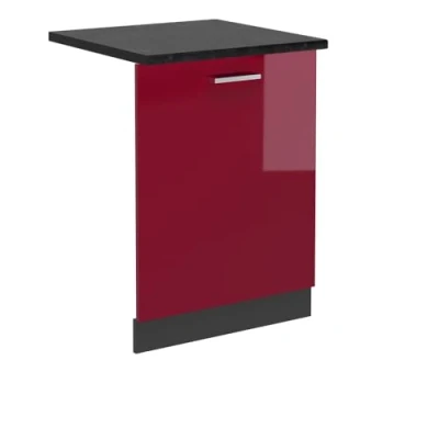 Afbeelding van Vicco Panneau de lave vaisselle R Line Bordeaux brillant, 60 cm, AP anthracite