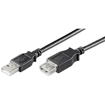 Afbeelding van Wentronic USB Ext AA 300 HiSpeed Black 3m