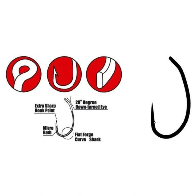 Afbeelding van Gamakatsu G Carp Snagger Hooks #4 Vishaak