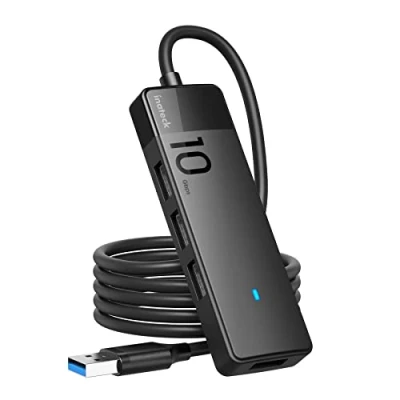 Afbeelding van Inateck USB hub met 100 cm kabel, 4 A poorten, 3.2 Gen 2 Speed