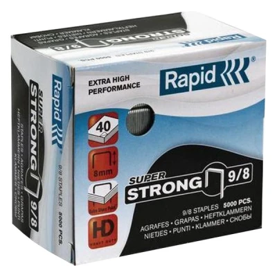 Image de Agrafes 9 galvanisées SuperStrong Boîte de 5000