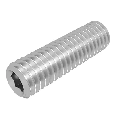 Afbeelding van SECCARO 20 stuks schroefdraadpennen met kegeldop M6 x mm roestvrij staal V2A VA A2 DIN 913 / ISO 4026