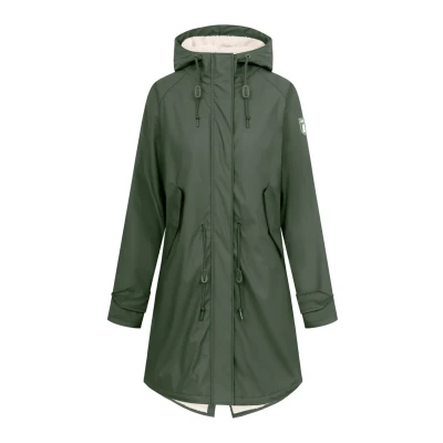 Afbeelding van Derbe Tidaholm Parka, Dames, Maat: 46, Oliv