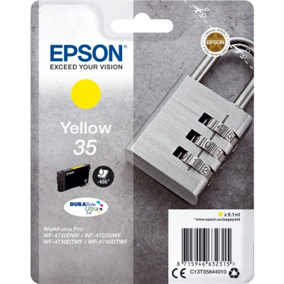 Afbeelding van Epson 35 (C13T35844010) Inktcartridge Geel