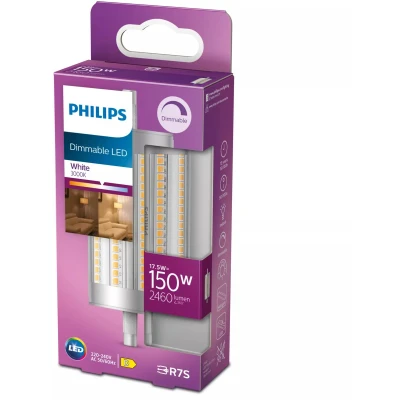 Afbeelding van Philips Lighting 77401100 LED lamp Energielabel D (A G) Staaf 17.5 W = 150 Warmwit (Ø x l) 4.2 cm 11.8 Dimbaar 1 stuk(s)