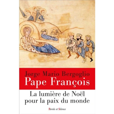 Image de la lumiere de noël pour paix du monde