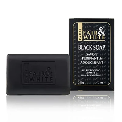 Afbeelding van Fair And White Original Black Soap Purifying n Softening 200 gr