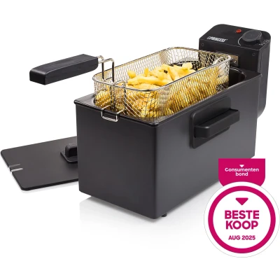 Afbeelding van Princess Frituurpan Zwart Inox