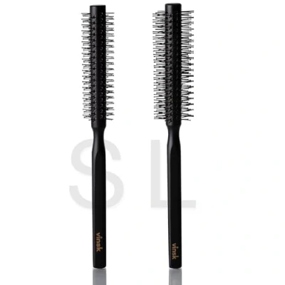 Afbeelding van vinsk® L baardborstel ronde baard en haarborstel kleine met 190 borstelharen ideale voor mannen gestileerde edelhout