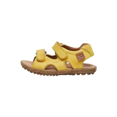 Afbeelding van Naturino SKY sandalen van leer, geel, 34 EU, Geel.