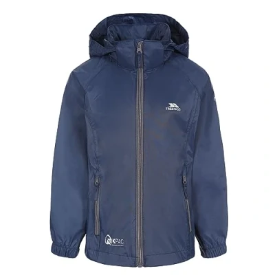 Afbeelding van Trespass Kinder Regenjacke Qikpac X Unisex Kids Packaway Jacket Tp75 Navy/Carbon 11/12