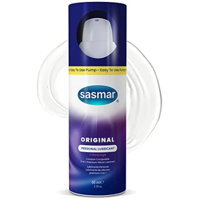 Afbeelding van Sasmar Glijmiddel Original (Silicone) Pomp 60 ml