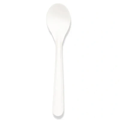 Afbeelding van Bestek van Papier Lepels Wit 18cm