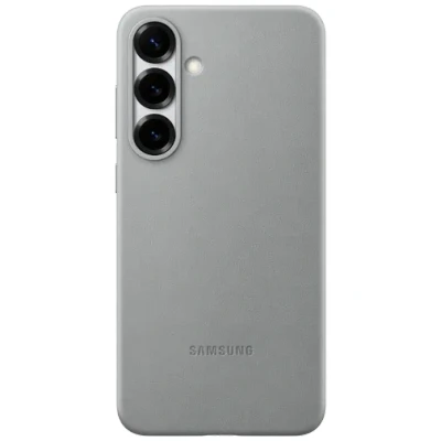 Afbeelding van Samsung Kindsuit PU leer Back Cover Grijs Galaxy S25+
