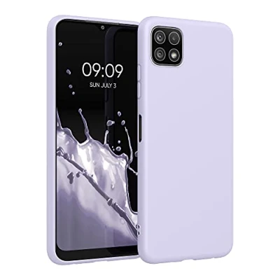 Afbeelding van kwmobile telefoonhoesje geschikt voor Samsung Galaxy A22 5G Hoesje smartphone Back cover in lavendel