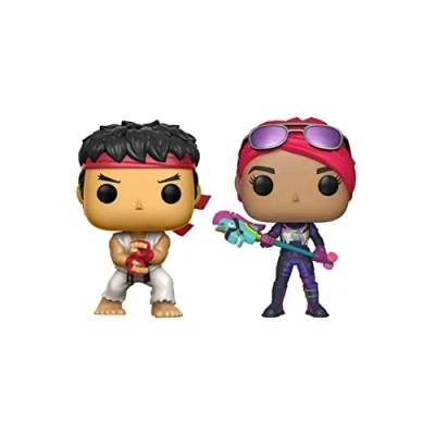 Afbeelding van Funko Ryu &amp; Brite Bomber 2 Pack Pop! Fortnite x Street Fighter Figuur