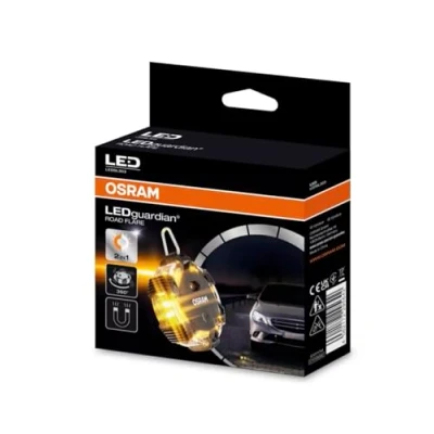 Image de OSRAM LEDguardian ROAD FLARE, LEDSL303, avertisseur lumineux LED magnétique compact, 16 longue durée, pour diverses situations sur la route &amp; les travaux d’inspection mineurs votre véhicule