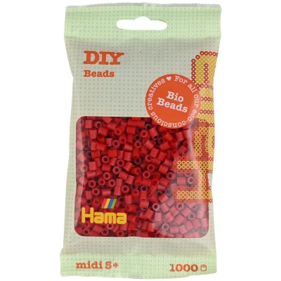 Afbeelding van Hama Bio Strijkkralen Donker Rood(022), 1000st.