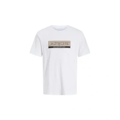Afbeelding van Jack &amp; Jones Tshirt print, Heren, Maat: Medium, Bright white