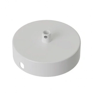 Afbeelding van Plafondkap Calex (Rond, 1 lamp, Mat wit)