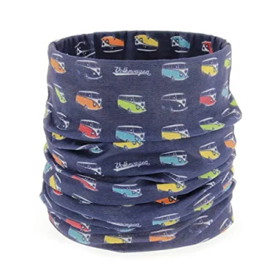 Afbeelding van BRISA VW Collection Volkswagen Bandana T1 Bus, lieveheersbeestje, GTI Design, Bus/Bulliparade/Blauw, één maat, Bus/Bulliparade/Blauw