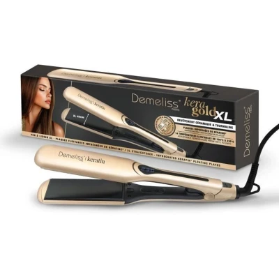 Afbeelding van Stijltang SAINT ALGUE Demeliss Kera Gold XL Brede platen 45 mm