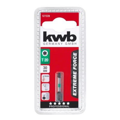 Afbeelding van KWB Bit Torx 20 30 mm EXTREME FORCE