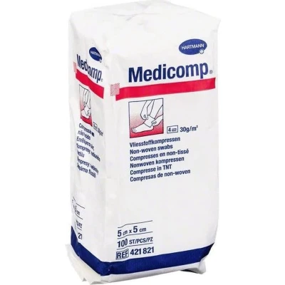 Afbeelding van Hartmann Medicomp 4 laags kompres niet steriel 5 x 5cm