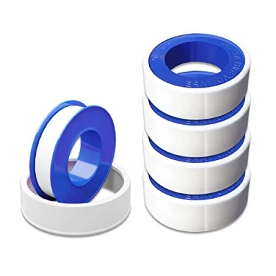 Afbeelding van CZ Store ✮ Frans merk✮ Teflon, afmetingen 10 m x 12 mm, gemaakt van PTFE band, 4 stuks, waterdichte tape voor loodgieterswerk, douche, badkuip, kraan, slang, afdichting, sluitring