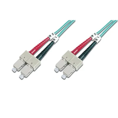 Afbeelding van Digitus DK 2522 03/3 Glasvezel Optische vezel Aansluitkabel [1x SC stekker 1x stekker] 50/125 µ Multimode OM3 3.00 m