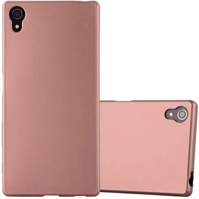 Afbeelding van Cadorabo Hoesje geschikt voor Sony Xperia Z5 in METALLIC GOUD Beschermhoes gemaakt van flexibel TPU silicone Case Cover