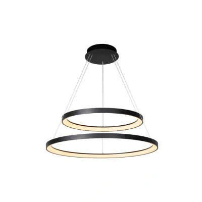 Afbeelding van Lucide Vidal Hanglamp 78 cm 1x92W Zwart