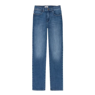 Afbeelding van Wrangler Straight leg jeans, Dames, Maat: 28x32, Airblue