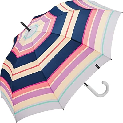 Afbeelding van ESPRIT Rainbow Dawn automatische paraplu, Neon Strip, Gestreept