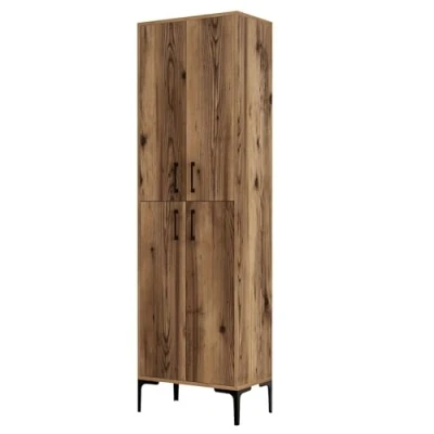 Afbeelding van Woody Fashion multifunctionele kast Walnoot 18mm, metalen poot