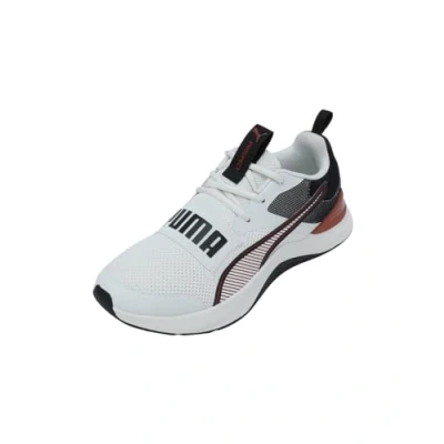 Afbeelding van Puma Prospect Unisex Trainingsschoen, Maat: 43, Vapor gray/mars red Textiel/ synthetisch