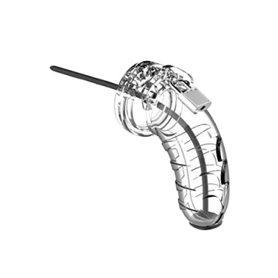 Afbeelding van Model 16 Chastity 4.5&quot; Cock Cage Transparent