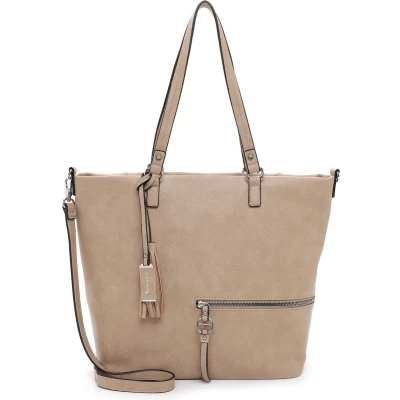 Afbeelding van Tamaris TAS NELE Shopper, Dames, Maat: One Size, Taupe