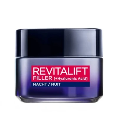 Afbeelding van L&#039;Oreal Paris Revitalift Filler Anti Rimpel Nachtcreme 50 ml
