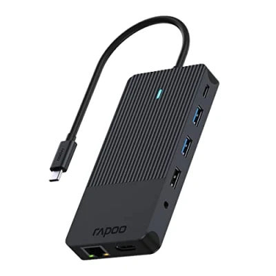 Afbeelding van USB C Multiport Adapter, UCM 2006 ,12 in 1, Donker Grijs