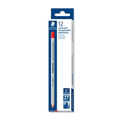 Afbeelding van Markeerstift Staedtler Lumocolor Non permanent Rood (12 Stuks)