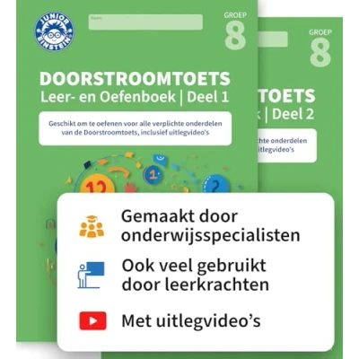 Afbeelding van Doorstroomtoets Leer en Oefenboeken Deel 1 2