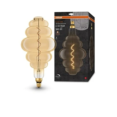 Afbeelding van OSRAM vintage 19 6 LED lamp, goudtint, 4,8W, 36 lm