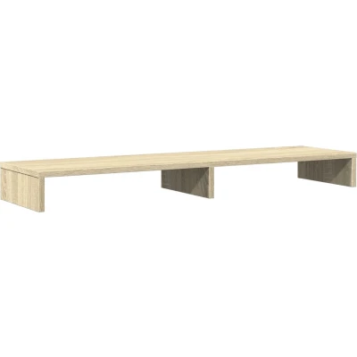 Afbeelding van vidaXL Monitorstandaard 100x27x10 cm bewerkt hout sonoma eikenkleurig
