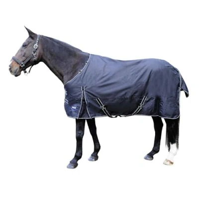 Afbeelding van HKM High Neck Deken Innsbruck 100g Zwart 125/175