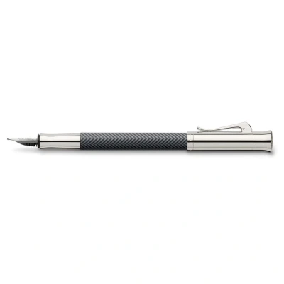 Afbeelding van Graf von Faber Castell Guilloche Ciselé Anthracite FP M
