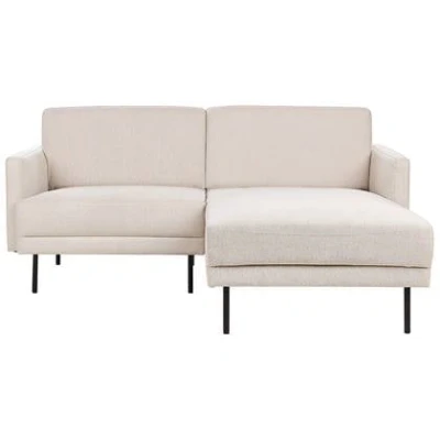 Afbeelding van Beliani BREDA Hoekbank Beige Rechtszijdig Polyester