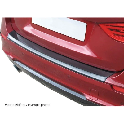 Afbeelding van RGM ABS Achterbumper beschermlijst passend voor Jaguar E Pace 9/2017 Carbon Look